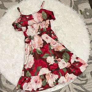 Girls 4T floral satin feel sundress